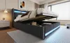 Letto imbottito 180x200 cm, colore grigio - con Anteprima dell’immagine prodotto 6