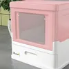PawHut Katzentoilette Katzenklo mit Deckel Schaufel Produktbild-Vorschau 9