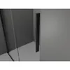 A close-up view of a shower door handle and frame. Produktbild-Vorschau