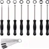 A set of 10 carburetor adjustment tools and a cleaning brush set are displayed against a white background. Produktbild-Vorschau