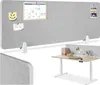 tectake® Schreibtisch Trennwand Noisy in 2 Größen inkl. 2 Produktbild-Vorschau 1