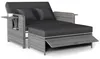 COSTWAY Polyrattan Sonnenliege, Gartenliege mit Produktbild-Vorschau 1