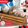 KOTARBAU® Doniczka balkonowa na kwiaty, 60x18x15 cm. Podgląd zdjęcia produktu 2