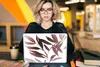 MuchoWow® Laptop Aufkleber Sticker Cover Blättern - Design Produktbild-Vorschau 5