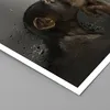 Poster - Poster ohne Rahmen - Schimpanse Porträt Grafik - Produktbild-Vorschau 2