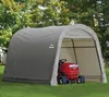 ShelterLogic Folien Zeltgarage Gerätehaus Grau 300x300x240 Produktbild-Vorschau 3