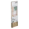 The image shows the packaging of a bamboo towel holder, with a picture of the product on the front. Anteprima dell’immagine prodotto