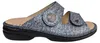 Finn Comfort Sansibar Strada jeans Pantolette Blau : 37 Produktbild-Vorschau 1