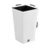 Fioriera FURU Quadrato Balconiera Fioriera Bianco 19 L Anteprima dell’immagine prodotto 2