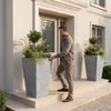 Provencelia Keramik Pflanzkübel Aeris Hellgrau, 40 x 40 x Produktbild-Vorschau 3