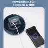 2in1 Campinglampe Ventilator USB 4000mAh Akku 54 LEDs 360° Produktbild-Vorschau 6