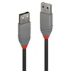 LINDY USB 2.0 Kabel Typ A/A Anthra Line M/M 0.2m Produktbild-Vorschau 2