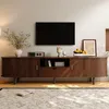 okwish Moderner TV Schrank mit zwei Rolltüren und Staufach, Produktbild-Vorschau 6