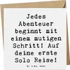 Mr. & Mrs. Panda Glückwunschkarte Spruch Alleine Reisen Produktbild-Vorschau 1