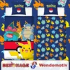 Pokemon Kinder Wende-Bettwäsche Pikachu Glurak Bisaflor Produktbild-Vorschau 6