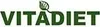 The image shows the brand name VITADIET with a leaf logo above the letter 'A'. Produktbild-Vorschau