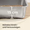 FEANDREA Katzenklo Edelstahl, Katzentoilette mit Schaufel, Produktbild-Vorschau 7