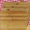 Orion set di 4 taglieri da cucina in bambù con supporto Anteprima dell’immagine prodotto 14