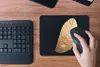 MuchoWow® Mauspad Mousepad Gold - Blätter - Schwarz - Produktbild-Vorschau 4