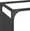 vidaXL Étagère à bois de chauffage Noir 60x28x65 cm Acier Voir les images du produit 7