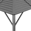 Pavillon mit Dach 3x3 m Anthrazit Produktbild-Vorschau 4