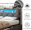 UnboxG Polsterbett 140x200cm mit USB & Typ C, Stauraumbett Produktbild-Vorschau 8