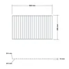 Edelstahl-Grillrost 50x30cm aus Europäischem Edelstahl, Produktbild-Vorschau 4