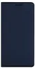 A dark blue flip phone case is shown. Produktbild-Vorschau