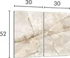 Two rectangular glass panels with a marble pattern, with dimensions indicated. Anteprima dell’immagine prodotto