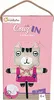 The image shows the packaging for a sewing kit for a cat doll named Tina. Produktbild-Vorschau
