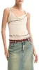 Beiges Damen-Tanktop mit U-Boot-Ausschnitt und Produktbild-Vorschau 3