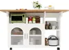 MODFU: Mobiletto da cucina con decoro effetto legno, isola Anteprima dell’immagine prodotto 11