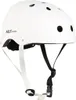 A white helmet with straps on a white background. Produktbild-Vorschau