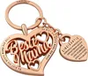 LANOLU Schlüsselanhänger Mama, Anhänger beste Mama Produktbild-Vorschau 1