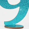 Oblique Unique Zahl 9 Aufsteller aus Holz mit Glitzer Produktbild-Vorschau 3