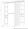 Armoire Système de penderie MARTIN - l. 115/190cm - couleur Voir les images du produit 11