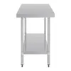 Vogue Arbeitstisch 900x1500x600mm mit Grundboden aus Produktbild-Vorschau 4