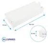 AllSpares Akustikfilter (x4) für Dunstabzugshauben geeignet Produktbild-Vorschau 2