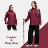 BUBW Damen Softshelljacke wasser- und winddicht mit Kapuze Produktbild-Vorschau 6