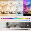 Deckenventilator mit Beleuchtung mit Kristall-Optik, LED Produktbild-Vorschau 2
