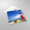 Bilder auf glas - Turm Leuchtturm Ozean Ufer - 60x60cm - Produktbild-Vorschau 2