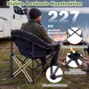 Składane krzesło kempingowe COSTWAY XXL o nośności 227 kg, Podgląd zdjęcia produktu 4
