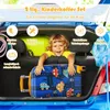 COSTWAY 2 pezzi valigia per bambini + zaino, trolley per Anteprima dell’immagine prodotto 4