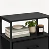 Relaxdays, set di 2 comodini, con 2 cassetti e ripiani, Anteprima dell’immagine prodotto 7