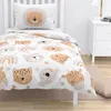 Babybettwäsche Little Lion Biber in 100x135 + 40x60 cm, Produktbild-Vorschau 4