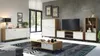 CALICOSY - Meuble TV 2 portes et 2 niches blanc mat L183 cm Voir les images du produit 24