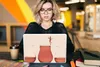 MuchoWow® Laptop Aufkleber Sticker Cover Vintage - Frau - Produktbild-Vorschau 5
