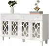 Fortuna Lai Sideboard - mit 4 Spiegeltüren und 2 Schubladen Produktbild-Vorschau 6