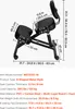 SucceBuy Sedia ergonomica con rotelle e schienale, sgabello Anteprima dell’immagine prodotto 7