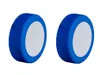 Two blue cylindrical objects with white circular centers, isolated on a white background. Náhled obrázku produktu